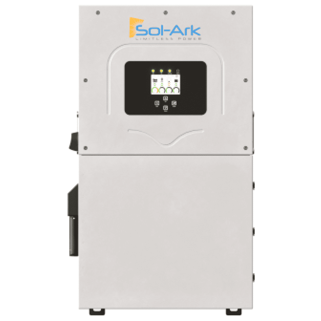 Sol-ark 12k 120/240/208v 48v [all-in-one] pre-wired hybrid inverter sa-12k-2p