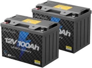 EF EcoFlow 12V 100Ah LiFePO4 Battery 2 Pack