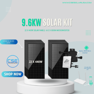 9.6KW MICROINVERTERS SOLAR KIT APTOS-SONALI 440