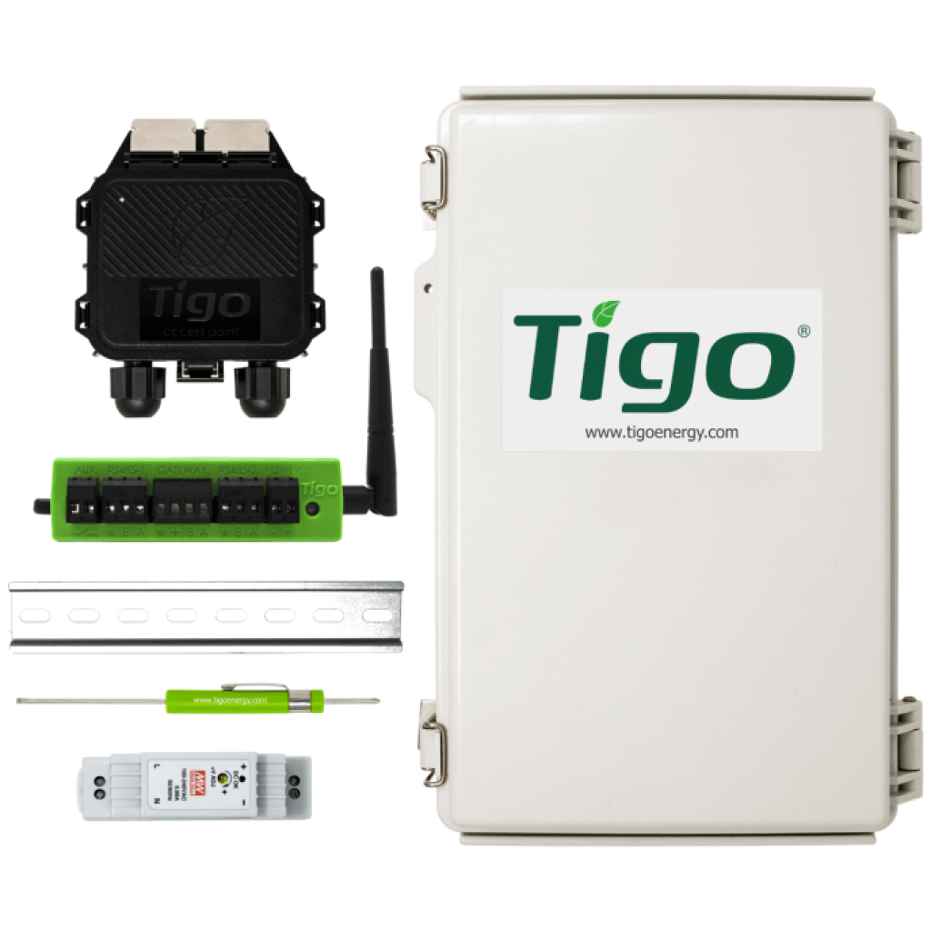 Tigo Cloud Connect Advanced Outdoor Kit, Includes: CCA Gateway, Power Supply, Outdoor Enclosure with DIN rail for the CCA and Power Supply, use with Tigo TAP, 348-00000-52
