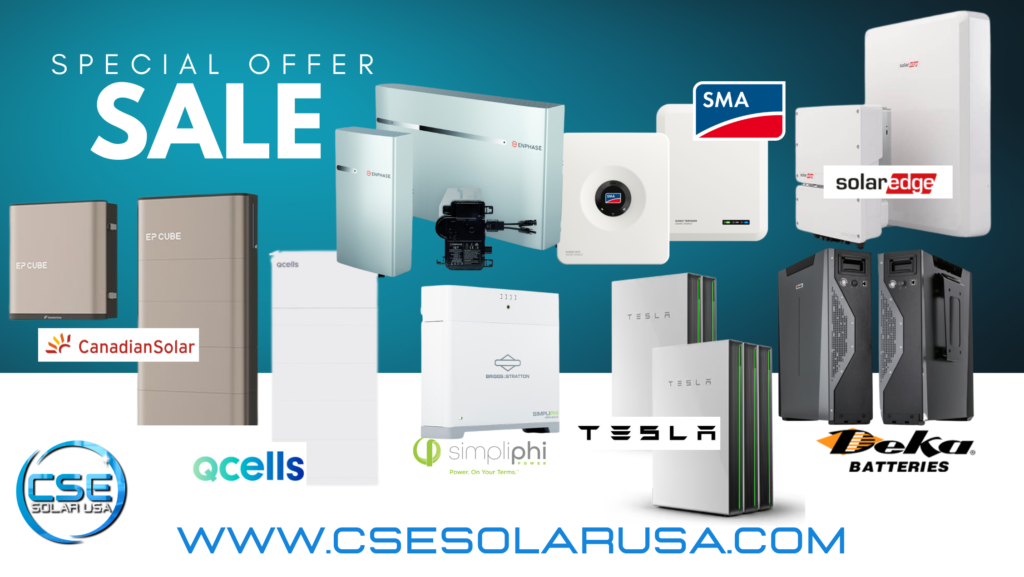 Energy Storage sale cse solar