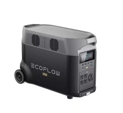 EcoFlow Battery Solar Generator DELTA Pro 3600Wh Solar, 3600W Output, LFP Power Station, Home Backup, Camping, Push-Button Start
