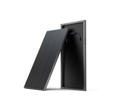 EcoFlow 2 Pcs 100-Watt Monocrystalline Silicon Rigid Solar Panel for Power Station Generator, IP68