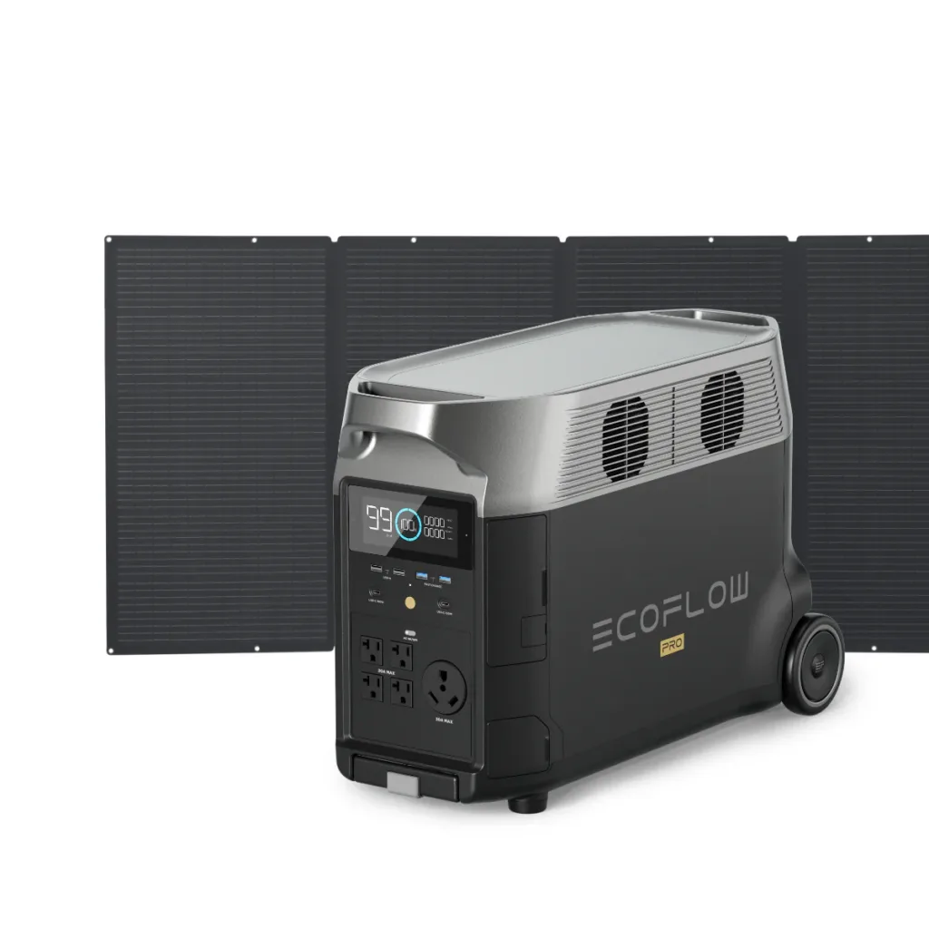 EcoFlow DELTA Pro + 400W Solar Panel 1
